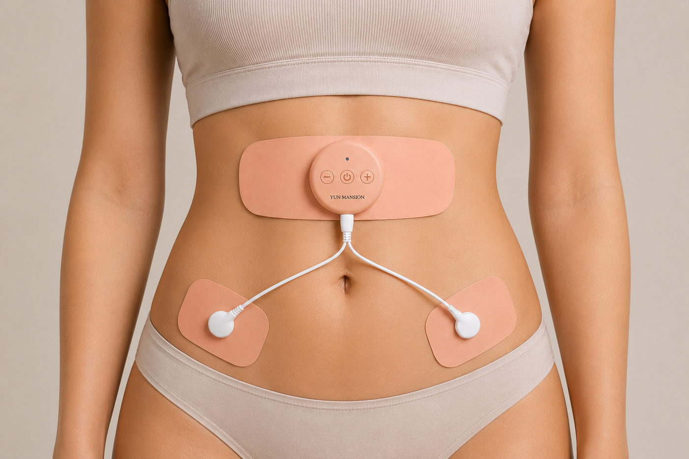 YUN MANSION Core abdominal electrode placement